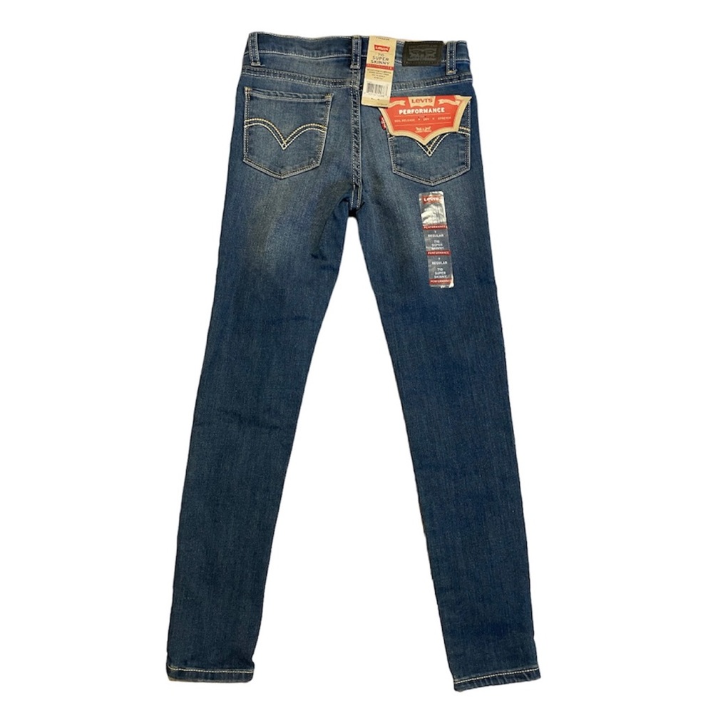 NWT Levis Performance 710 Super Skinny Jeans Girls 7 Regular